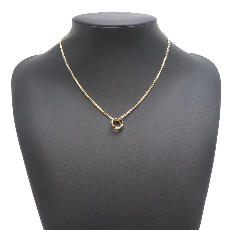 カルティエ ベビートリニティ ネックレス Cartier（カルティエ） ベビートリニティ ネックレス 18金 K18イエロー