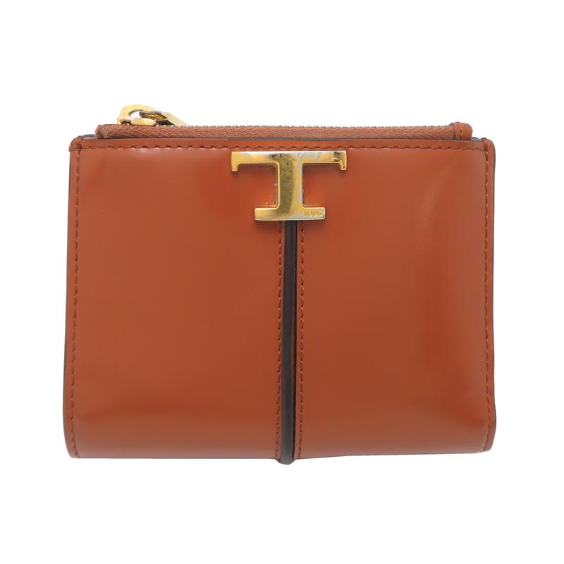 飯能本店］TOD'S トッズ タイムレス XAWTSKB8100KET 二つ折り財布