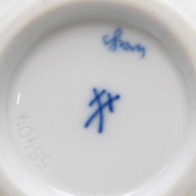 ［飯能本店］Meissen マイセン コップ グラス 陶器 ホワイト系 レディース・メンズ DH90380の画像
