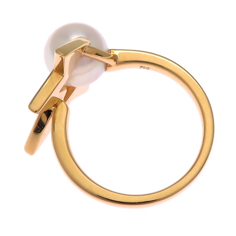 銀座店］TASAKI タサキ（田崎真珠） コメット プラス パール リング