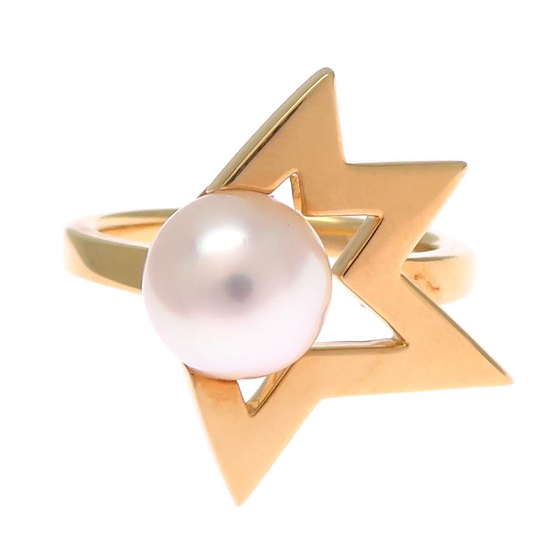 銀座店］TASAKI タサキ（田崎真珠） コメット プラス パール リング