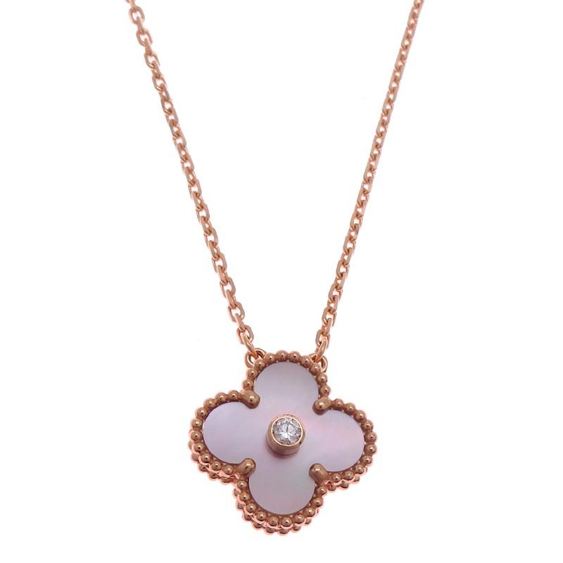 Van Cleef & Arpels ヴィンテージアルハンブラ　ネックレス ヴィンテージ アルハンブラ ネックレス、20モチーフ 18K イエロー