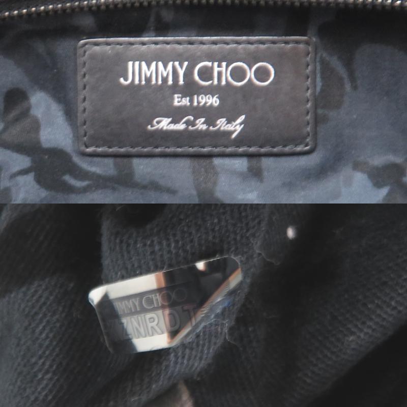 飯能本店］JIMMY CHOO ジミーチュウ ボディバッグ レザー ブラック系 
