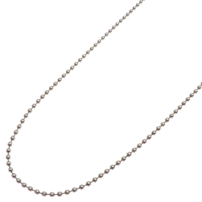 美品 CHROME HEARTS シルバー ボール チェーンネックレス 64cm 飯能本店］CHROME HEARTS クロムハーツ ボール チェーン ネックレス