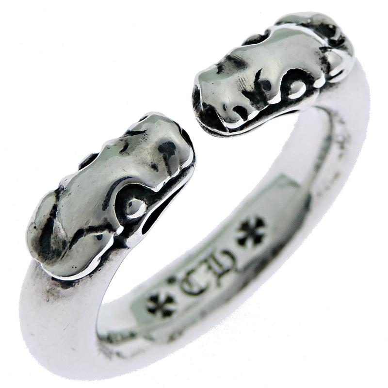CHROME HEARTS　シルバーリング CHROME HEARTS 新宿店 クロムハーツ フローラルクロス リング 指輪