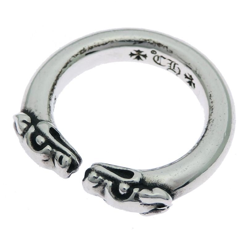飯能本店］CHROME HEARTS クロムハーツ ダブル ドッグ リング・指輪