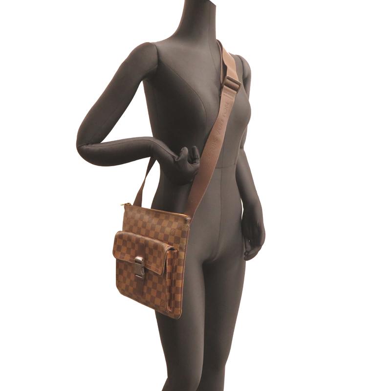 ［銀座店］LOUIS VUITTON LV ルイ・ヴィトン ポシェット メルヴィール N51127 ( 廃番 ) ショルダーバッグ ダミエ ブラウン系 DH91513_7