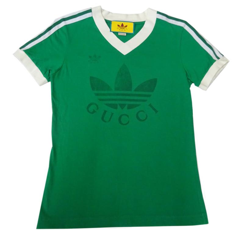 GUCCI Tシャツ　グッチ　稲妻 XSサイズ　ブレード GUCCI（グッチ） ［飯能本店］GUCCI ×アディダス トレフォイル ロゴ T