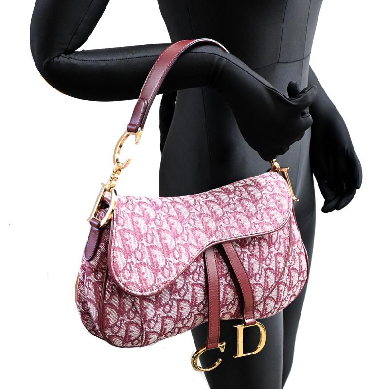 飯能本店］Dior ディオール トロッターダブルサドルバッグ ショルダー