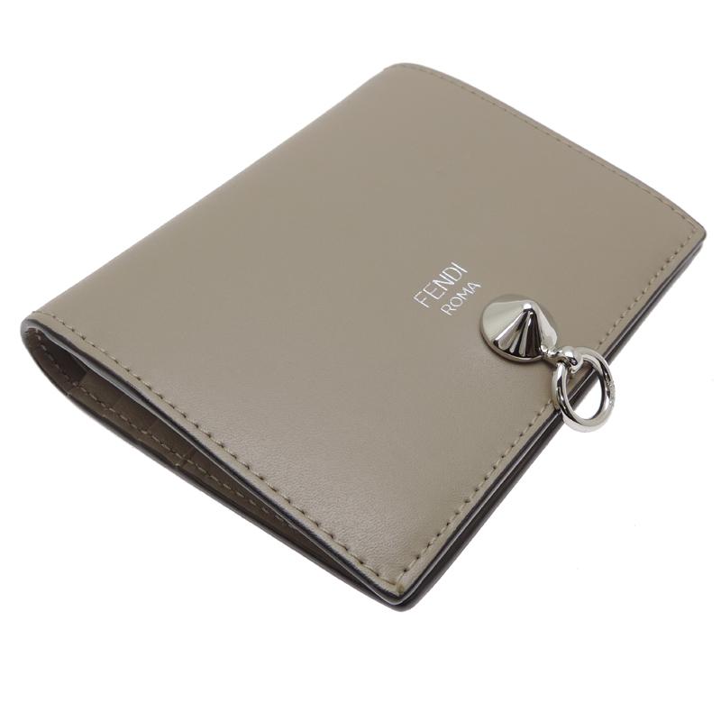 フェンディ 2つ折り財布 8M0387 ベージュ FENDI フェンディ二つ折り財布 ベージュ レザー 8M0387 【公式通販】