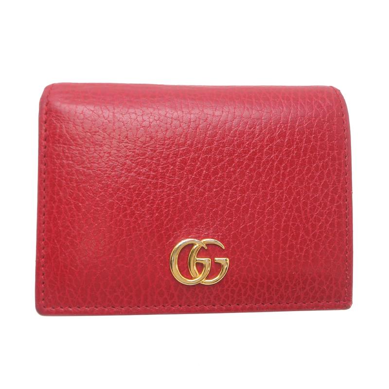 GUCCI（グッチ） ［飯能本店］GUCCI GGマーモント 456126 二つ折り財布 