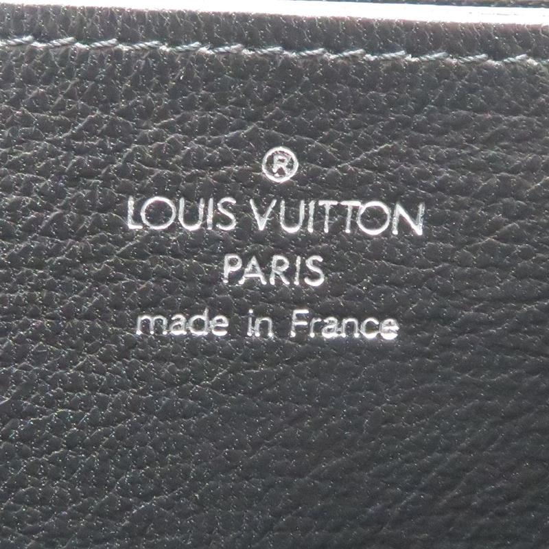 ［銀座店］LOUIS VUITTON LV ルイ・ヴィトン ジッピー ウォレット M96955 長財布 モノグラムパイソン ブラック レディース DH92164の画像