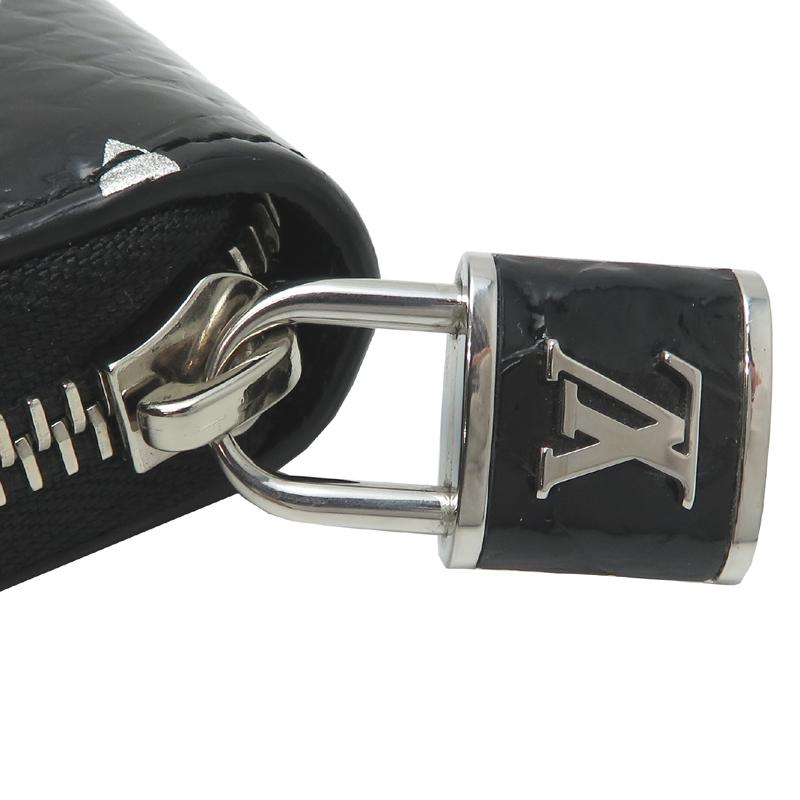 ［銀座店］LOUIS VUITTON LV ルイ・ヴィトン ジッピー ウォレット M96955 長財布 モノグラムパイソン ブラック レディース DH92164の画像