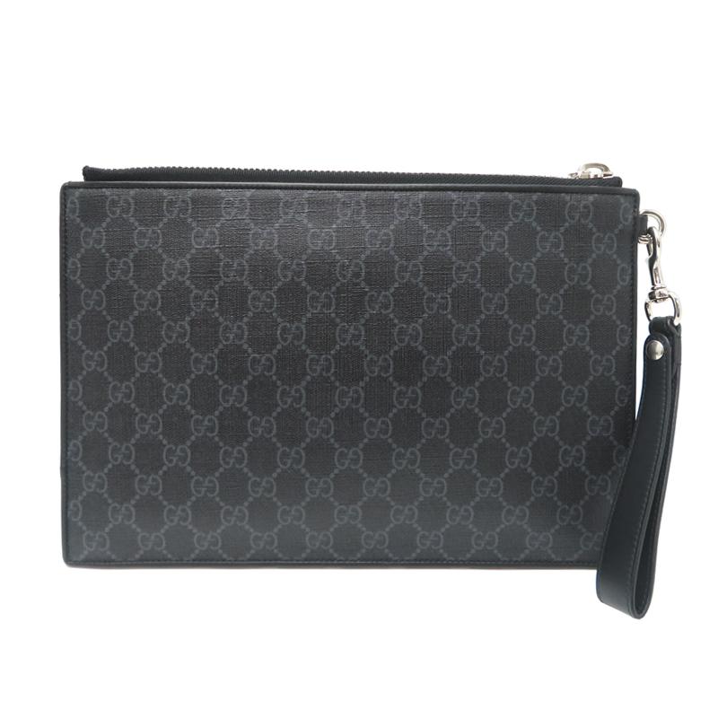 かめ GUCCI バーガンディ レザー クラッチバッグ かめ GUCCI