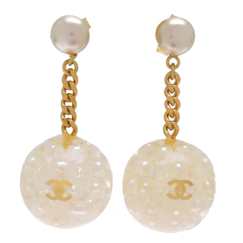 CHANEL（シャネル） ［銀座店］CHANEL ココマーク ボールパール ピアス