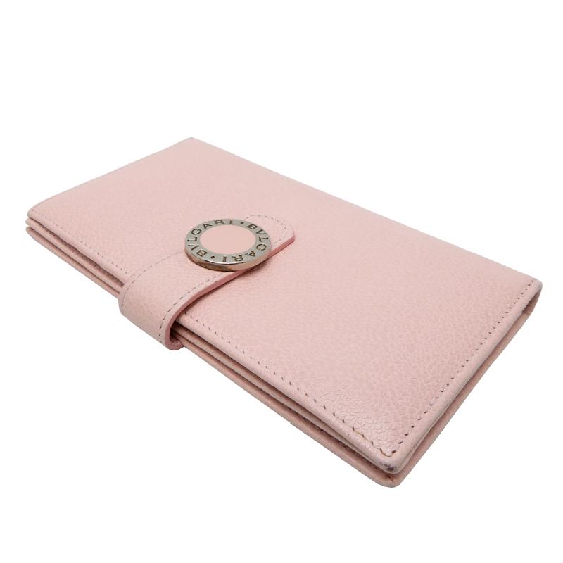 極美品　BVLGARI　ブルガリ ディーヴァドリーム 長財布 レザー 黒 ピンク 極美品 BVLGARI ブルガリ ディーヴァドリーム 長財布 レザー 黒 ピンク