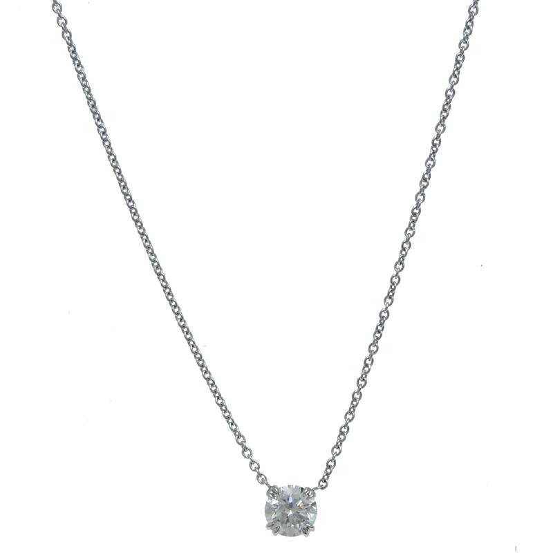 銀座店］HARRY WINSTON ハリーウィンストン ラウンド ソリティア 0.72