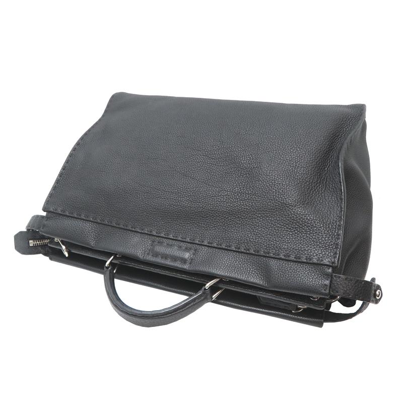 美品　FENDI フェンディ　レザーブリーフケース　ビジネスバッグ　A4収納可能 FENDI（フェンディ） ［銀座店］FENDI ピーカブーフィット バグス