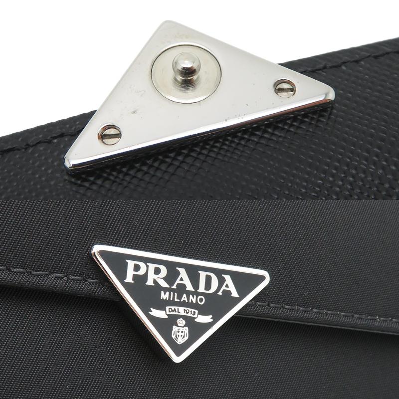 PRADA ブラック ナイロン 長財布 PRADA（プラダ） ［飯能本店］PRADA ナイロン フラップウォレット