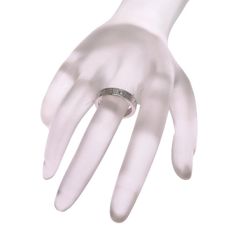 Bvlgari ダイヤモンド付きリング 指輪 52 BVLGARI（ブルガリ） ［飯能本店］BVLGARI ダイヤモンド ダブルロゴ
