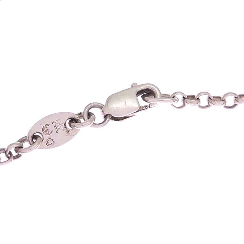 クロムハーツ　ロールチェーン　ネックレス　シルバー925 銀座店］CHROME HEARTS クロムハーツ ロールチェーン ネックレス