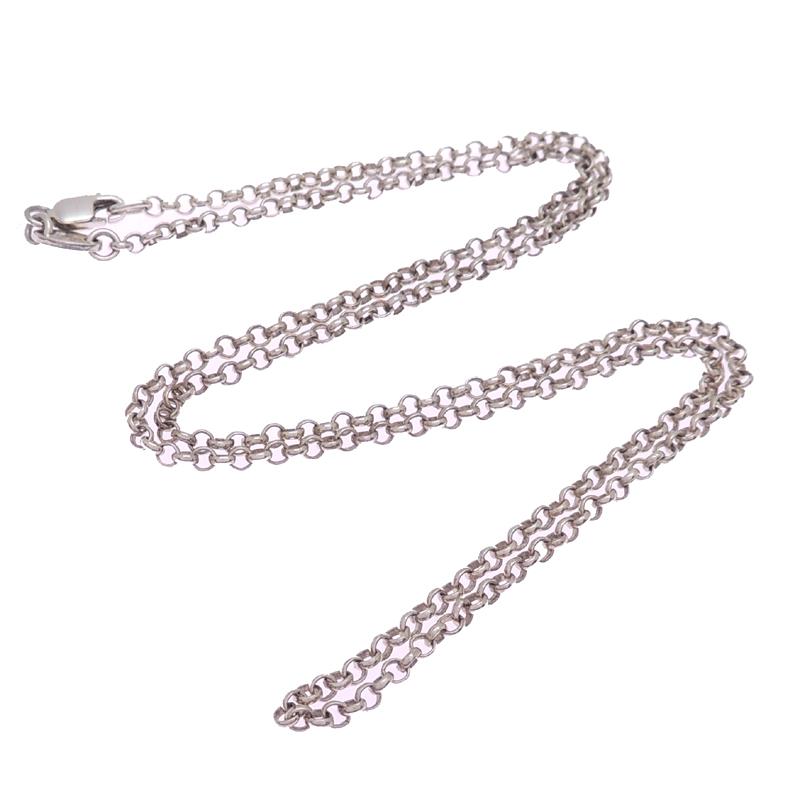 銀座店］CHROME HEARTS クロムハーツ ロールチェーン ネックレス