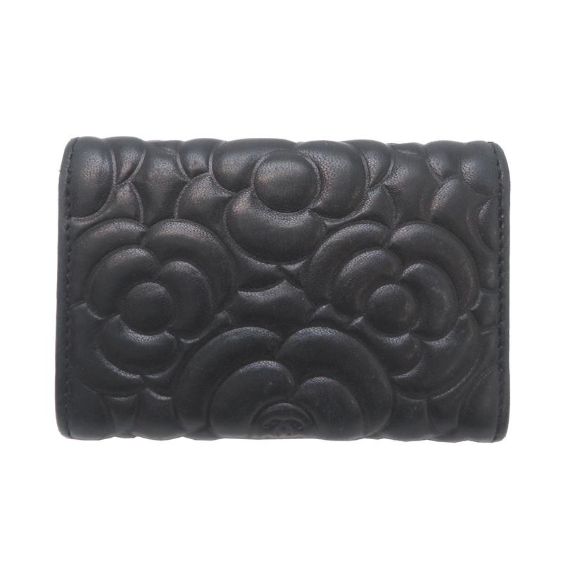 CHANEL ラムスキン　カメリアモチーフ　ケース　カードケース CHANEL（シャネル） ［飯能本店］CHANEL カメリア A81937 カードケース