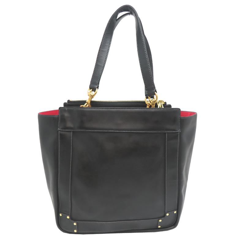 『クロエ』Chloé「エデン」ロゴレザートートバッグ　黒 Chloe（クロエ） ［飯能本店］Chloe エデン トートバッグ レザー