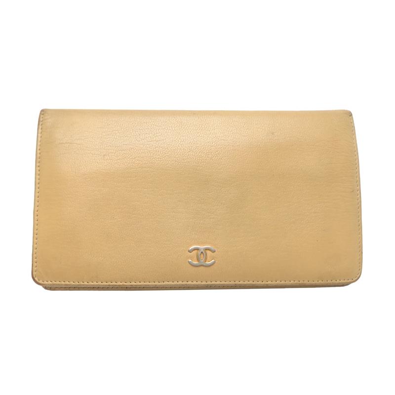 CHANEL（シャネル） ［飯能本店］CHANEL 長財布 レザー ベージュ系