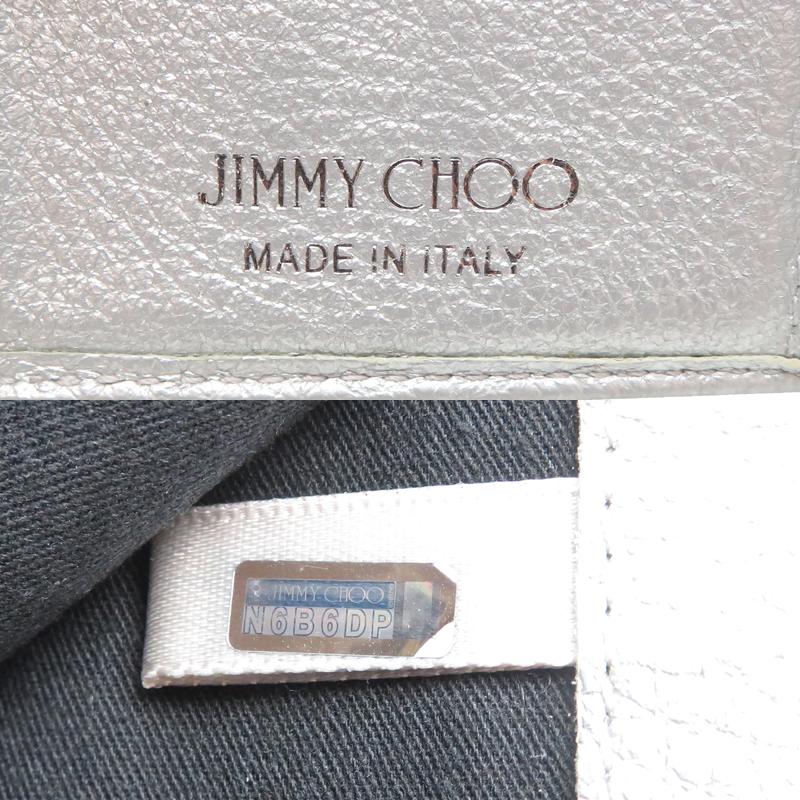 飯能本店］JIMMY CHOO ジミーチュウ 星 ラインストーン 三つ折り財布