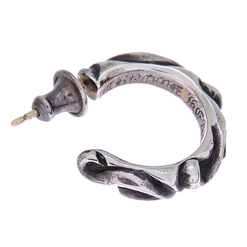 銀座店］CHROME HEARTS クロムハーツ ※片耳 スクロール ピアス