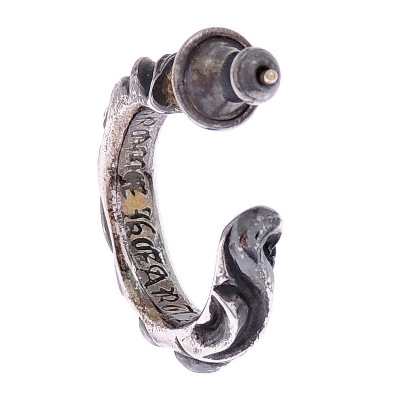 銀座店］CHROME HEARTS クロムハーツ ※片耳 スクロール ピアス