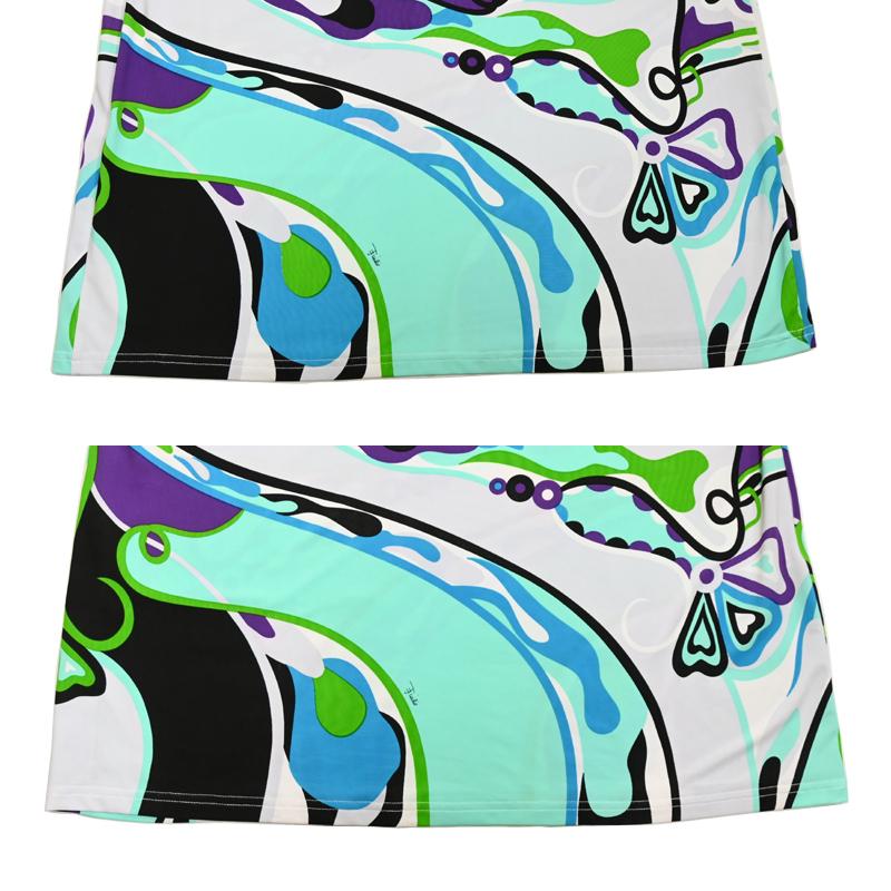 EMILIO PUCCI エミリオプッチ　ジャージーワンピース　ブルー　美品✨ EMILIO PUCCI（エミリオプッチ） ［飯能本店］Emilio Pucci ワンピース