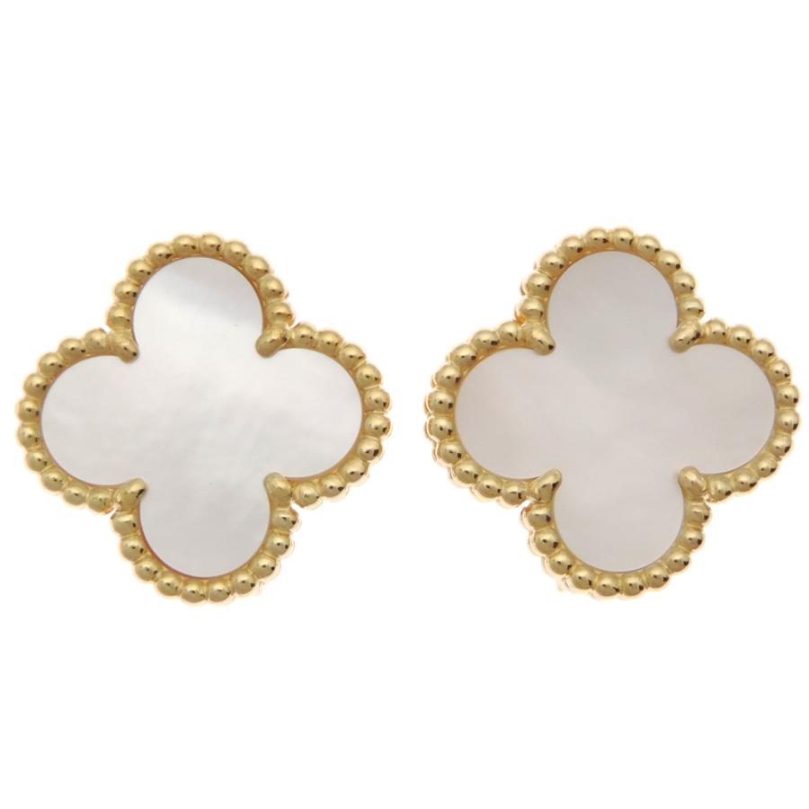 c*o様 ヴァンクリーフ＆アーペル アルハンブラ ピアス マザーオブパールYG 飯能本店］Van Cleef & Arpels ヴァンクリーフ＆アーペル ヴィンテージ