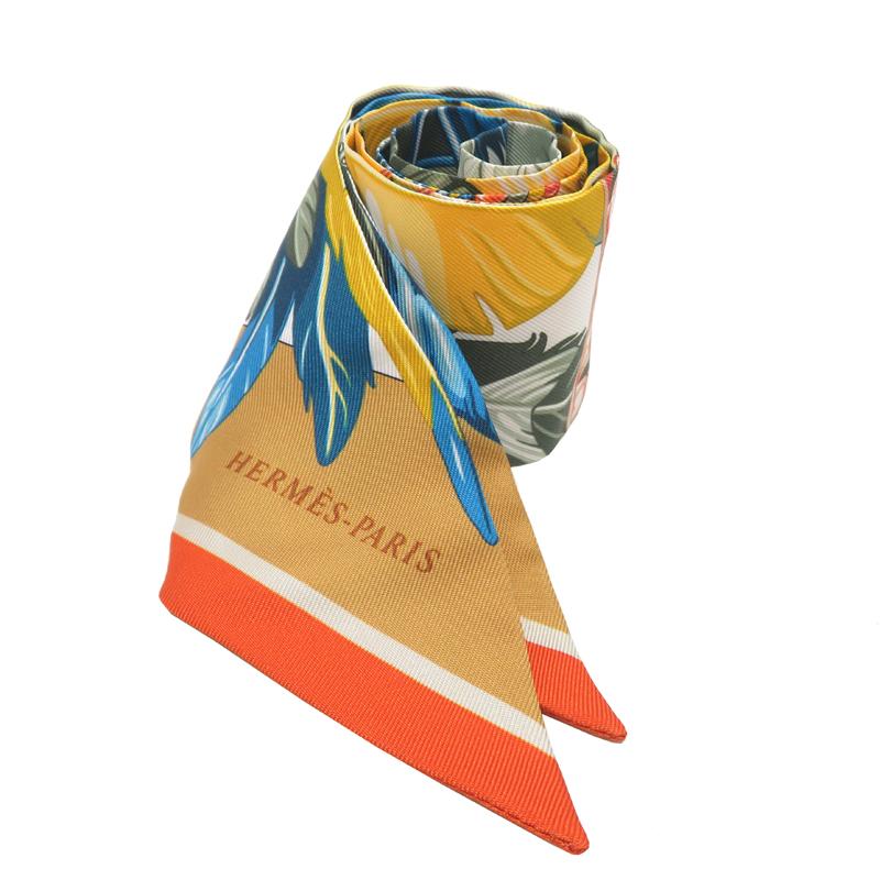 【試着のみ】HERMES エルメス　ツイリー　DANSE PACIFIQUE HERMES（エルメス） ［銀座店］HERMES ツイリー DANSE PACIFIQUE