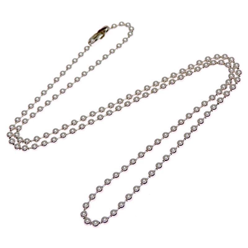 銀座店］CHROME HEARTS クロムハーツ ボールチェーン ネックレス