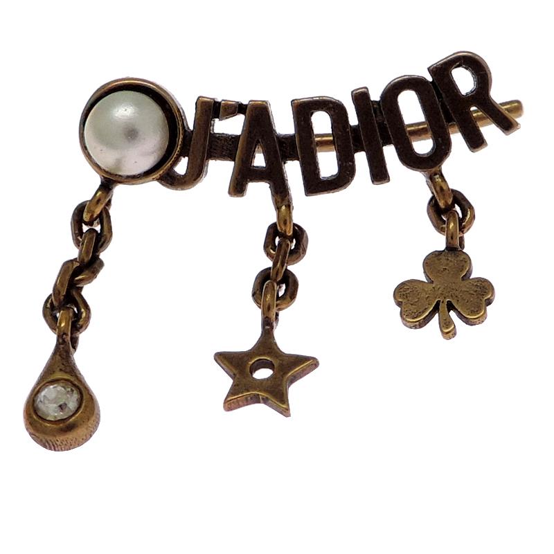 飯能本店］Dior ディオール J'ADIOR フェイクパール ラインストーン