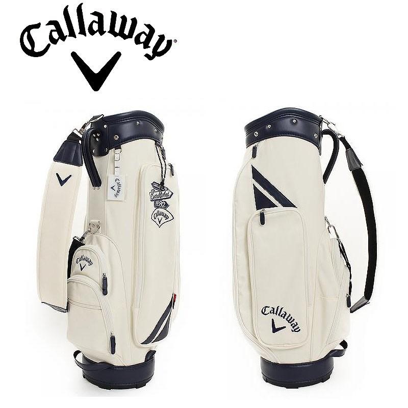 ホワイトキャディバッグ（カバー付き） 10/15まで！ローン48回無金利】【送料無料】Callaway キャロウェイ