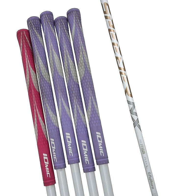 PRGR プロギア 05 レディースアイアン 5本セット(#7-Pw,50°) Speeder EVOLITION FOR PRGR (L:M-30) スピーダーNX 2021年モデル/GH16698_5