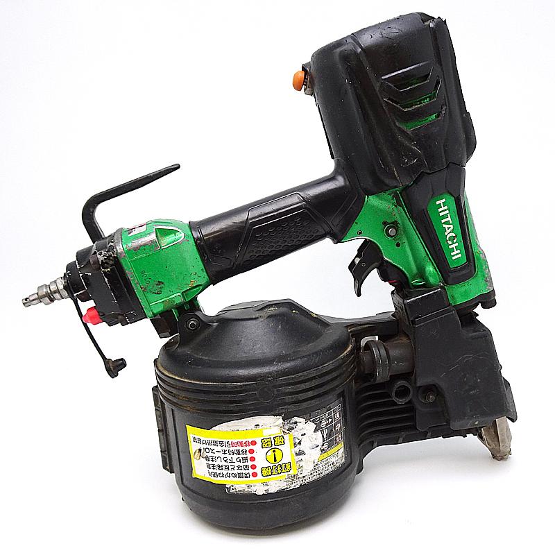 HITACHI 日立 90mm 高圧ロール釘打機 NV90HR メタリックグリーン