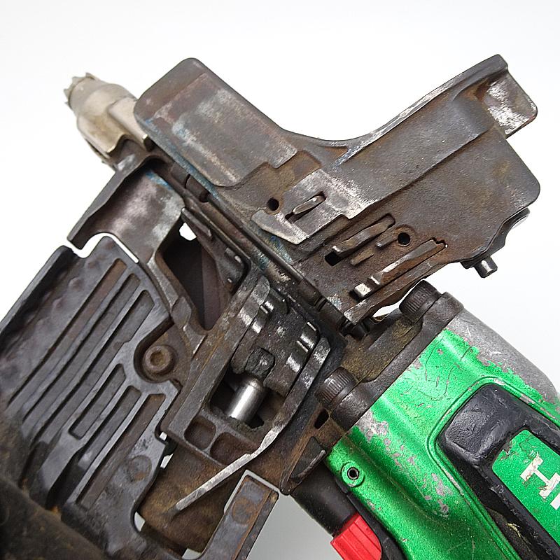 HITACHI 日立 90mm 高圧ロール釘打機 NV90HR メタリックグリーン