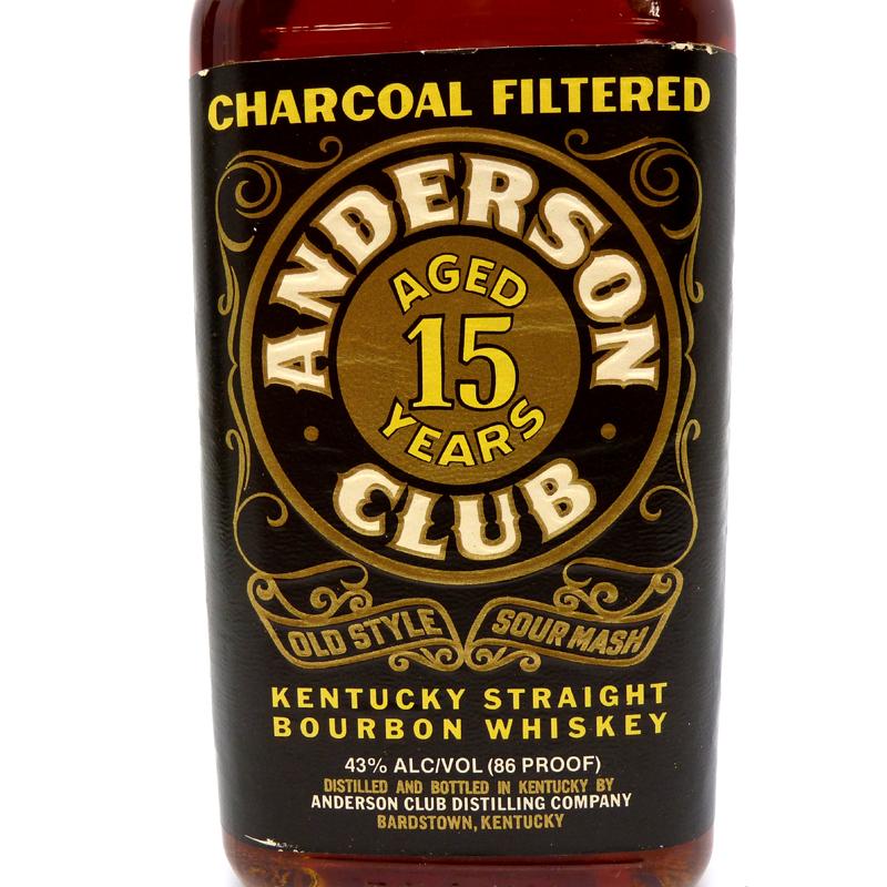 アンダーソンクラブ Underson club ウィスキー 15year アンダーソンクラブ 15年 ANDERSON CLUB 15years old OLD STY
