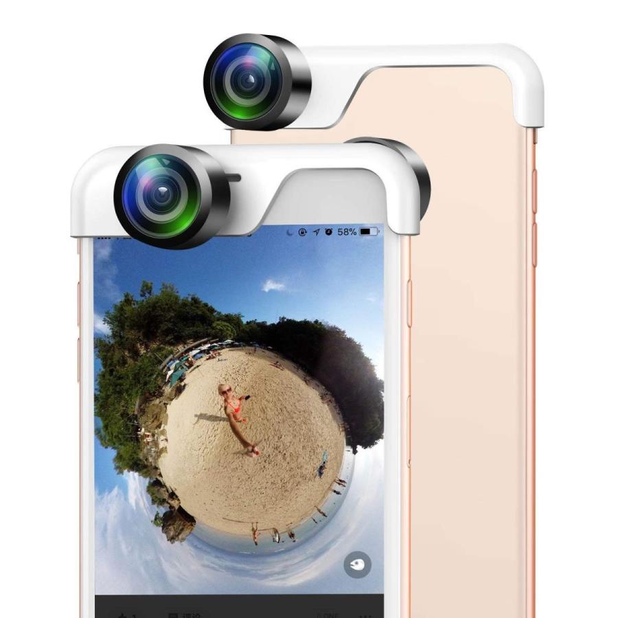 360度カメラ Iphone X Iphone7 8 Iphone 7plus 8plus 全天球カメラ スマホレンズ 写真撮影 日本語アプリ アイホン専用 Usams Cs 1003 張本 ストア 通販 Yahoo ショッピング