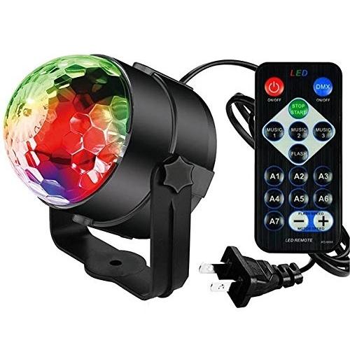 ミラーボール、フラッシュライト、スポットライト、回転ライト等一式