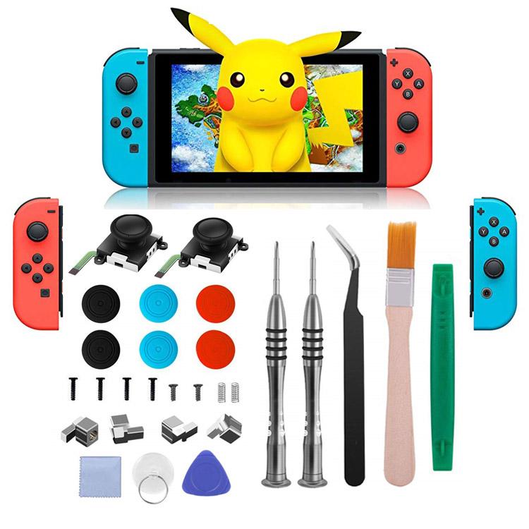 Nintendo Switch Joy Con用 左 右 コントロール センサー アナログジョイスティック修理交換用パーツ2個セットl R ニンテンドー スイッチjoy Con用 修理工具付 Uc 0455 張本 ストア 通販 Yahoo ショッピング
