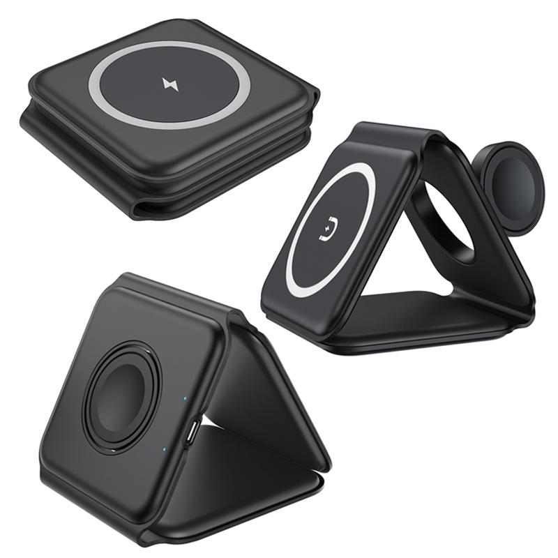 【大特価‼️】ワイヤレス充電器、ワイヤレス充電スタンド、最大入力15W⭐️ レビュー特典 ワイヤレス充電器 ワイヤレス 充電器 3in1 最大15w