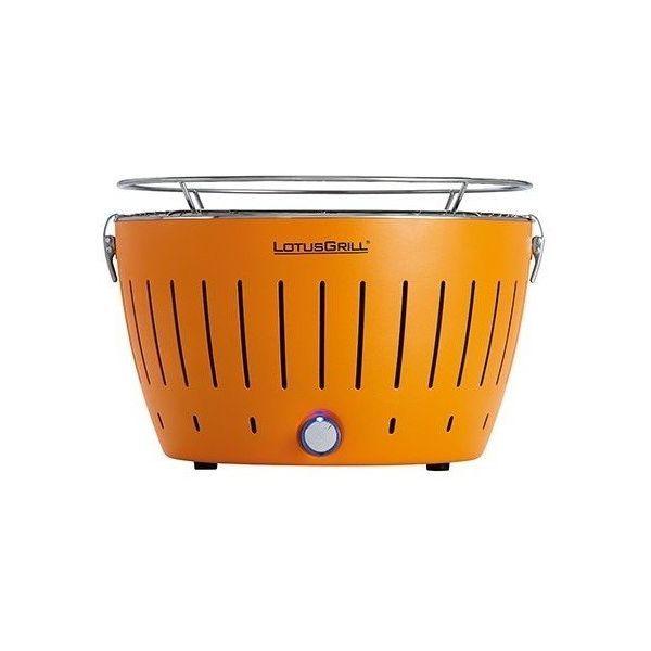 ロータスグリル　オレンジ　レギュラーサイズ　G-OR-34PNC2　未使用品 G-OR-34PNC2 ハーフェレ 無煙炭火バーベキューグリル オレンジ