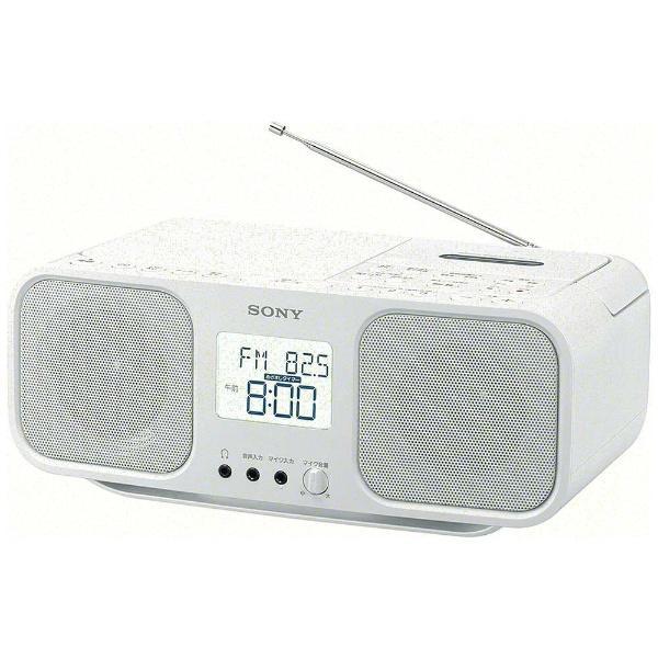 SONY ソニー CFD-S401 ホワイト CDラジオカセットレコーダー ワイドFM