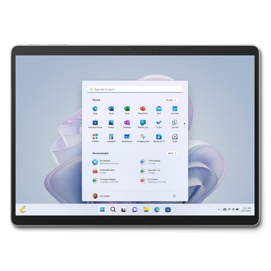 Microsoft マイクロソフト Surface Pro 9 QEZ-00011 プラチナ 13型