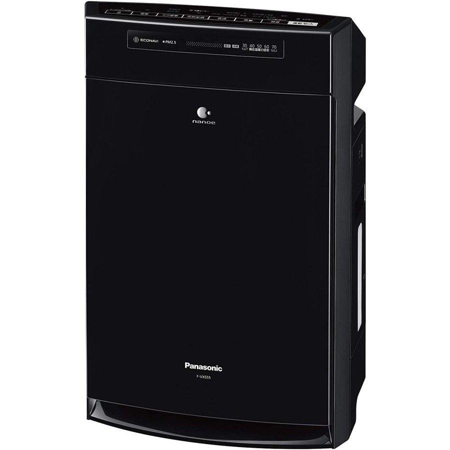 【良品✨】Panasonic 加湿空気清浄機 ナノイーF-VXS55 2019年 Panasonic パナソニック F-VXS55-K 加湿空気清浄機 空清 25畳 加湿 14